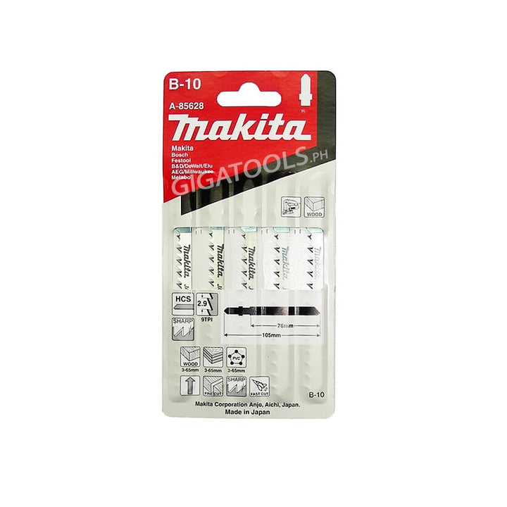 Makita A-85628 B-10 Wood/Finish Jigsaw Blade - GIGATOOLS.PH