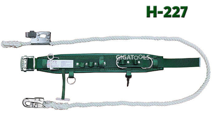 Adela H-227 Lineman Safety Harness Belt / Work Positioning Safety Belt