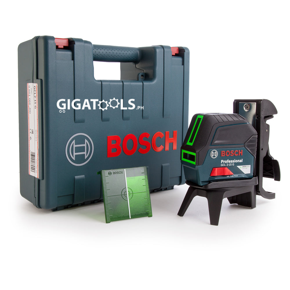Bosch Professional GCL 2-15 G Combi Laser with 1/2 L-BOXX inlay for tool - GIGATOOLS.PH