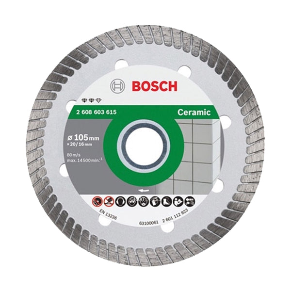 Bosch 4-inch Fast Speed Clean Cut Diamond Disc for Ceramic ( 2608603615 )