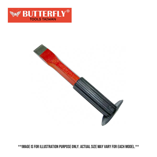 Butterfly Flat Cold Chisel w/ Rubber Holder ( #420 )