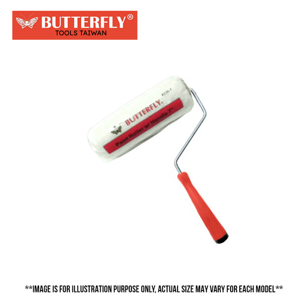 Butterfly Heavy Duty Polyester Paint Roller w/ Handle ( #236 ) (TAIWAN)