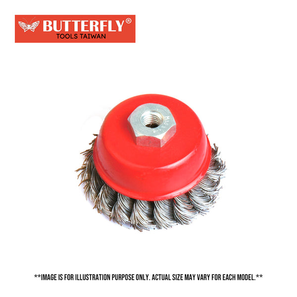 Butterfly Twisted Wire Cup Brush (TAIWAN)