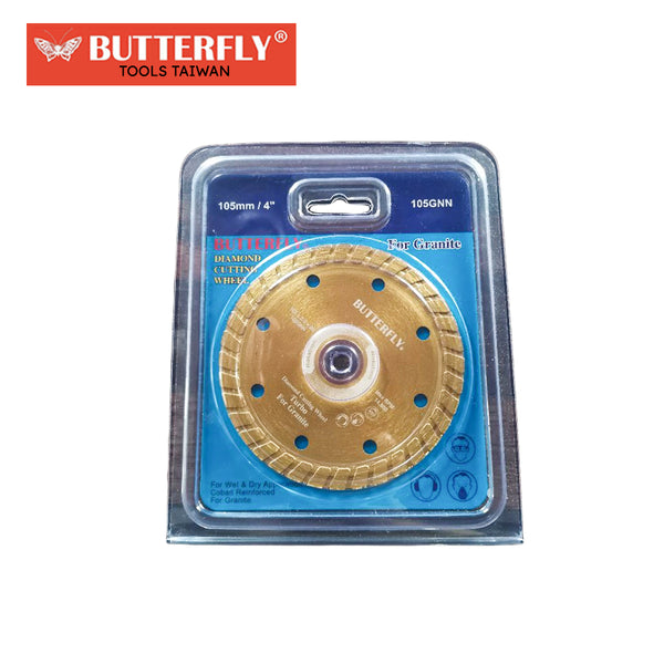 Butterfly 4" Diamond Cutting Wheel for Granite ( #105GNN )
