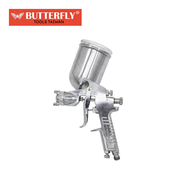 Butterfly Gravity Type Spray Gun w/ Brass Connector (600ml Cup) ( #627 ) (TAIWAN)