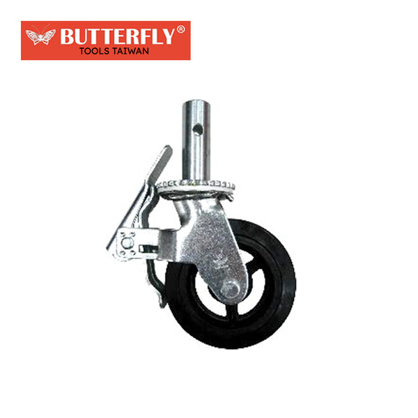Butterfly 6" Heavy Duty Scaffolding Caster Wheel w/ Stabilizer ( #740 )