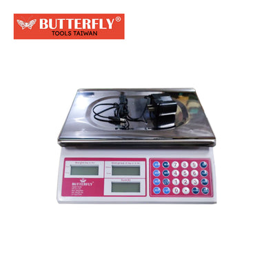 Butterfly 30kg. Digital Scale ( #DS 30 LCD )