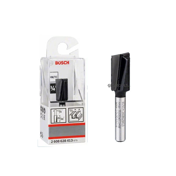 Bosch 1/4" Straight Router Bit for Wood ( 2608628413 )