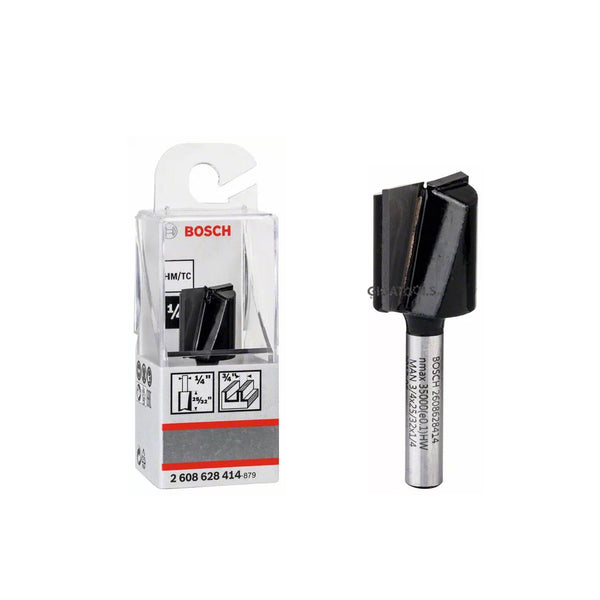 Bosch 1/4" Straight Router Bit for Wood ( 2608628414 )