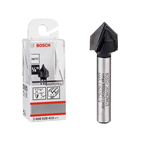 Bosch 1/4" V-Groove Router Bit ( 2608628415 )