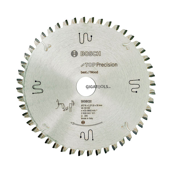 Bosch 216mm x 48T Circular Saw Blade Best for Wood ( 2608642101 )
