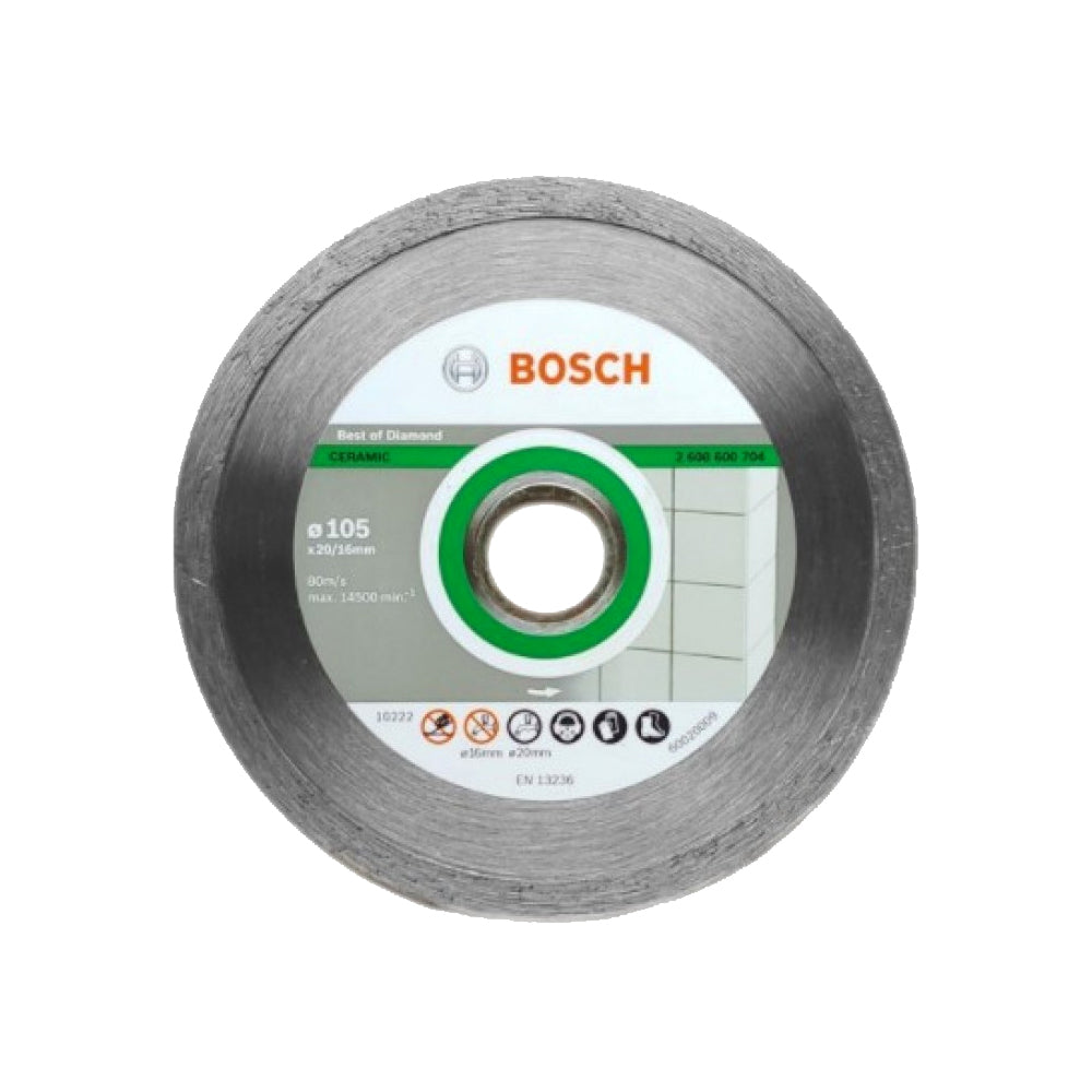 Bosch 4-inch Diamond Disc Continuous Rim ( Tiles / Ceramic ) ( 2608600704 )