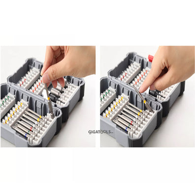 Bosch 44pcs ExtraHard Pick and Click Mixed Screwdriver & Nutsetter Bit Set ( 2607017734 )