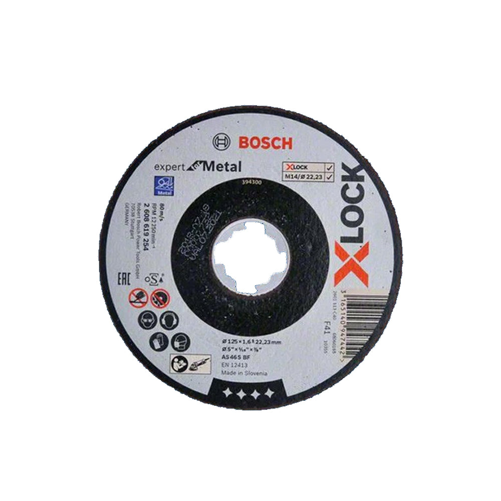 Bosch 5-inch ( 125mm ) X-LOCK Cutting Disc for Metal ( 2608619254 )