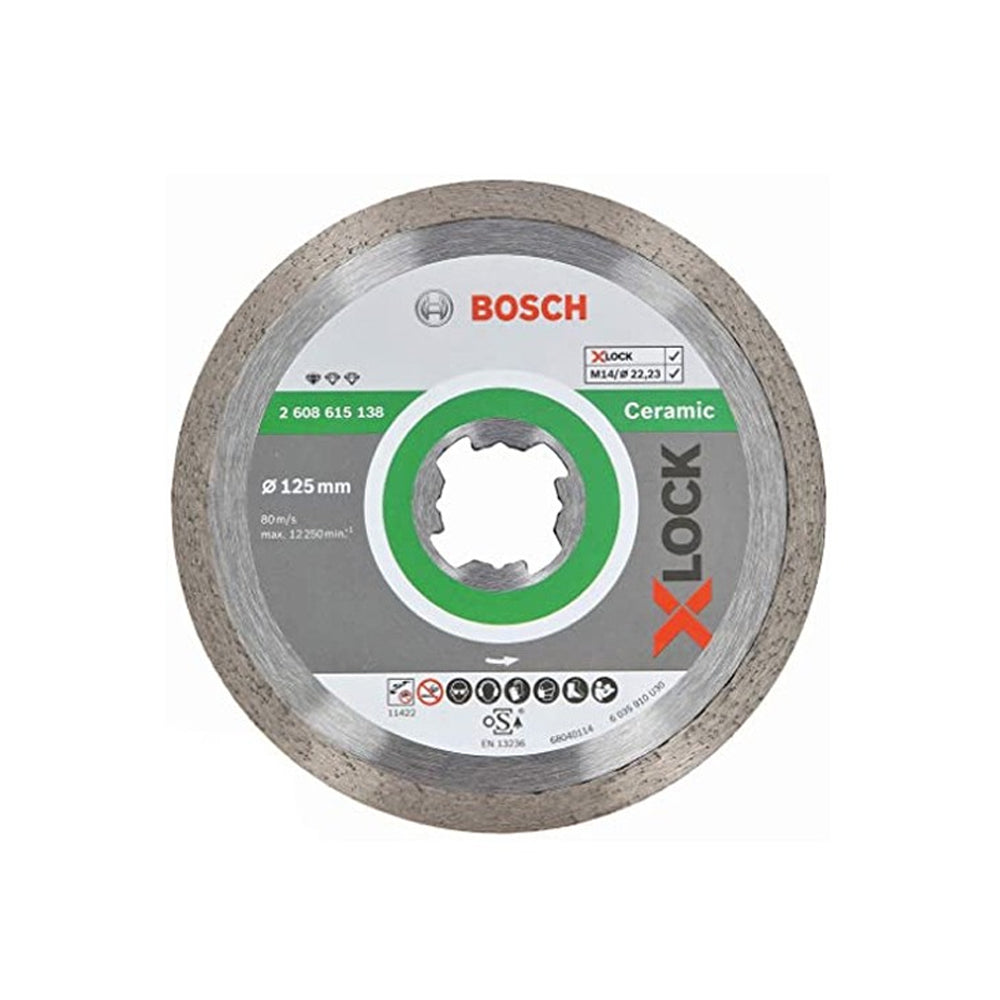 Bosch 5-inch ( 125mm ) X-LOCK Diamond Cutting Disc for Ceramic ( 2608615138 )