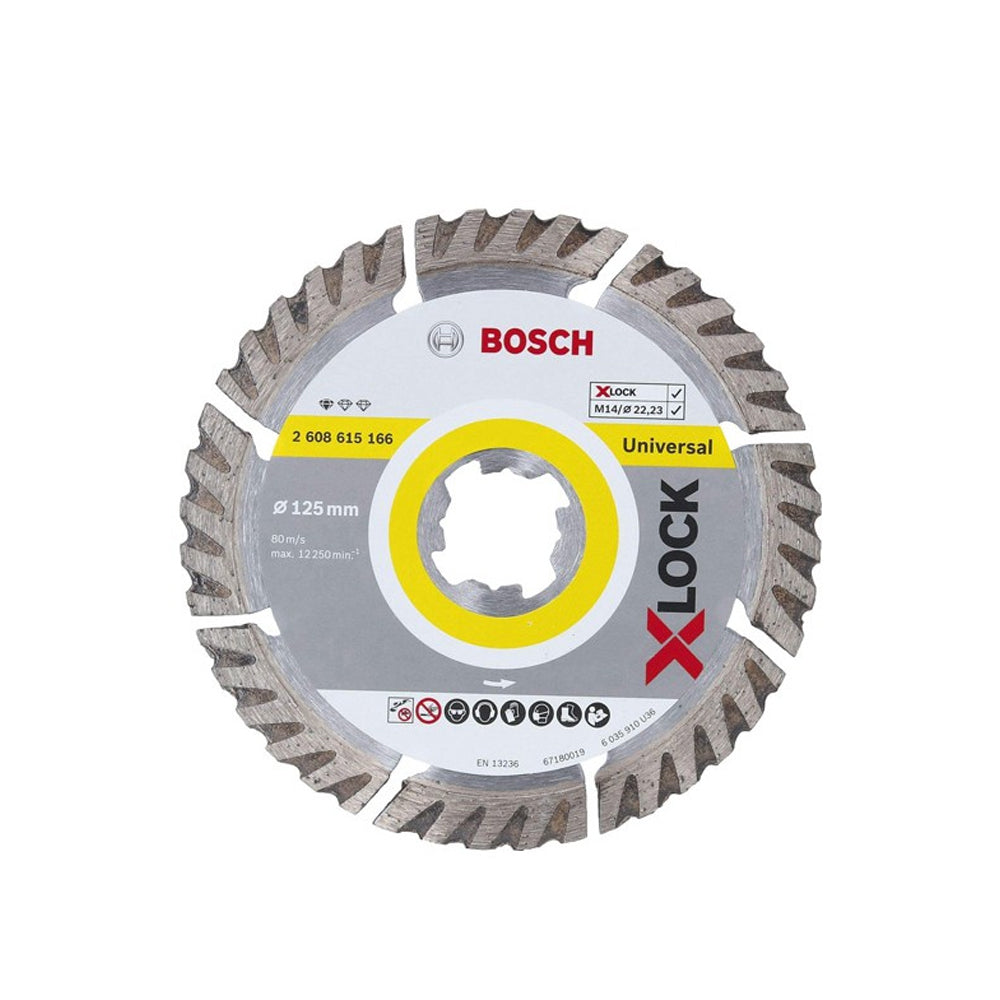 Bosch 5-inch ( 125mm ) X-LOCK Diamond Cutting Disc for Universal ( 2608615166 )