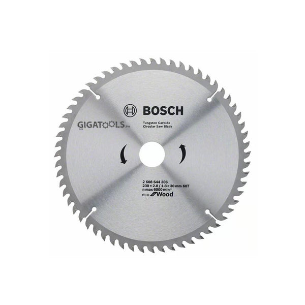 Bosch 9-1/4" x 60T TCT Circular Saw Blade ECO for Wood ( 2608644306 )