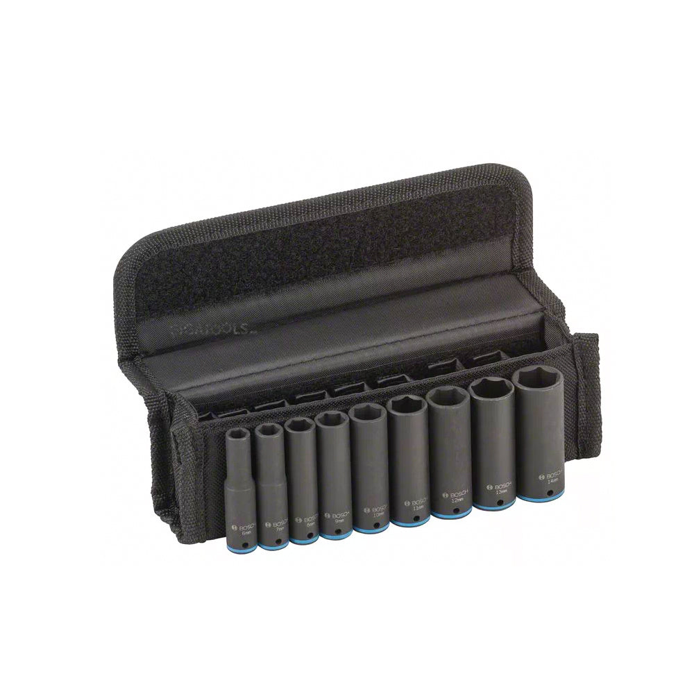 Bosch 9pcs Impact Socket Wrench Set ( 6 / 7 / 8 / 9 / 10 / 11 / 12 / 1 ...
