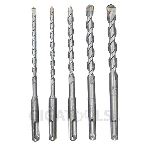 Bosch SDS Plus Drill Bit Set 5pcs for Concrete ( 6mm, 6mm, 8mm, 10mm ...