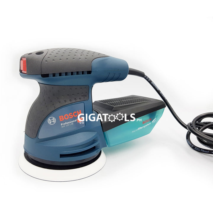 Bosch GEX 125-1 AE Professional Random Orbit Sander with 1pc Velcro Sanding Disc - GIGATOOLS.PH