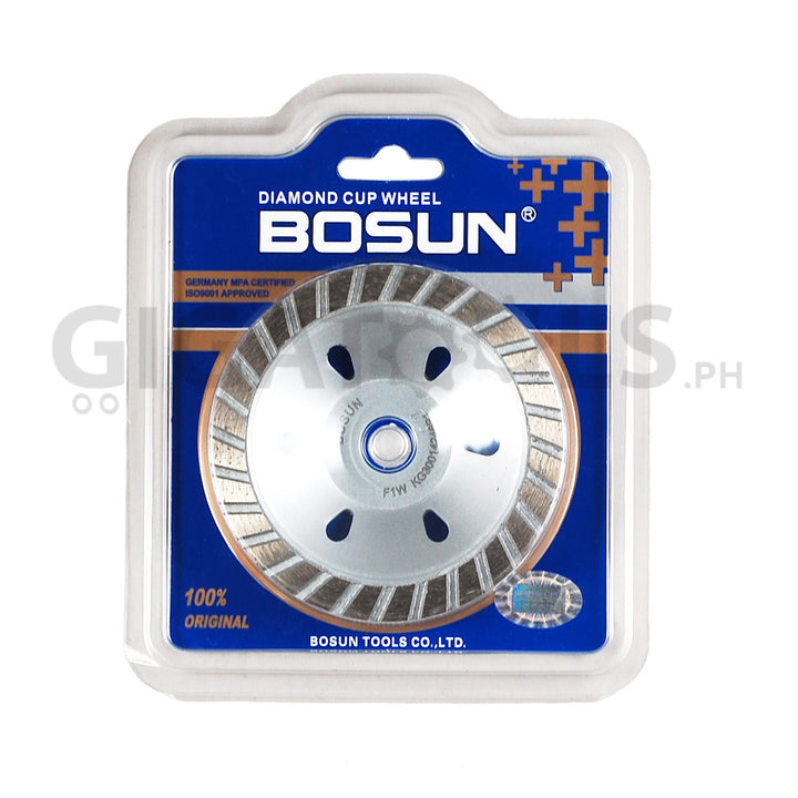 Bosun Diamond Cup Wheel, 4" (105mm) - GIGATOOLS.PH