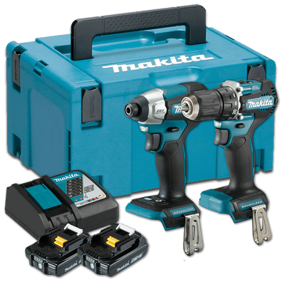 Makita DLX2423AJ Cordless Combo Kit 18V LXT with MAKPAC Connector Case Type 3