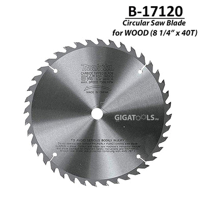 Makita B-17120 TCT Circular Saw Blade for Wood 203mm (8 1/4