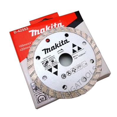 Makita D-42553 105mmx20mm Diamond Wheel Segmented Wave (Dry and Wet Type) - GIGATOOLS.PH