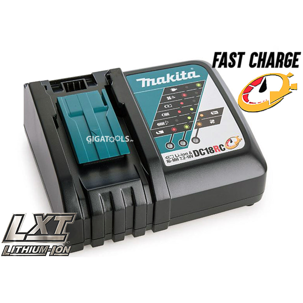 Makita DC18RC 18V LXT Lithium‑Ion Rapid / Fast Optimum Charger