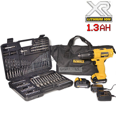 DeWalt DCD700C2A Cordless Drill Driver 12V with 109pcs Drill Bit Set (discontinued)