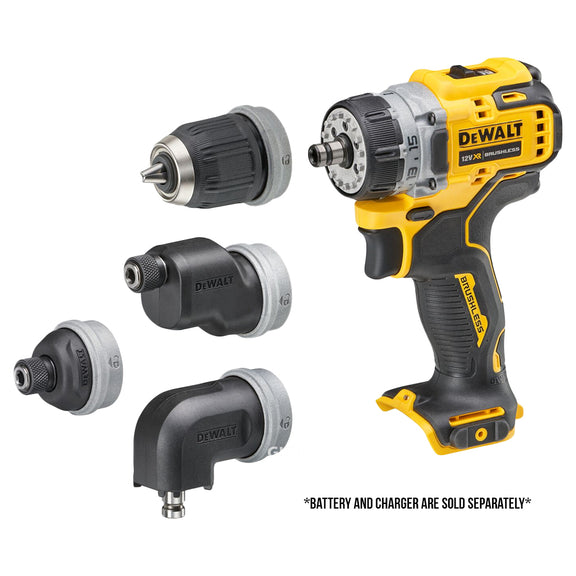 DeWalt DCD703N -KR Brushless Cordless 5-in-1 Multi Head Drill/Driver 1 ...