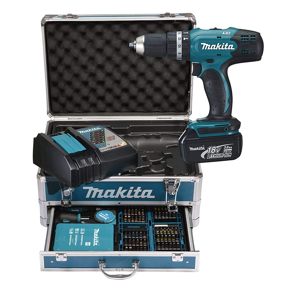 Makita DHP453RFX2 Cordless Hammer Drill 18V LXT Kit Set - GIGATOOLS.PH