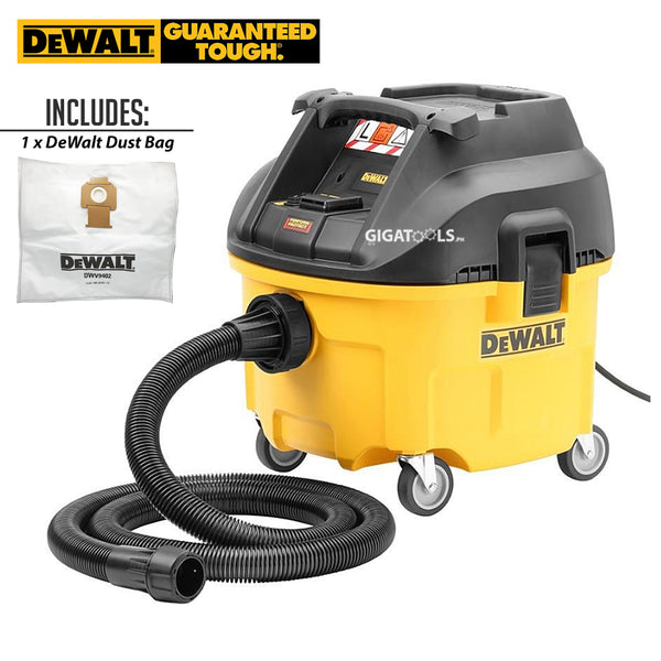 DeWalt DWV900L Compact Dust Extractor Vacuum Cleaner (1,400W) - GIGATOOLS.PH