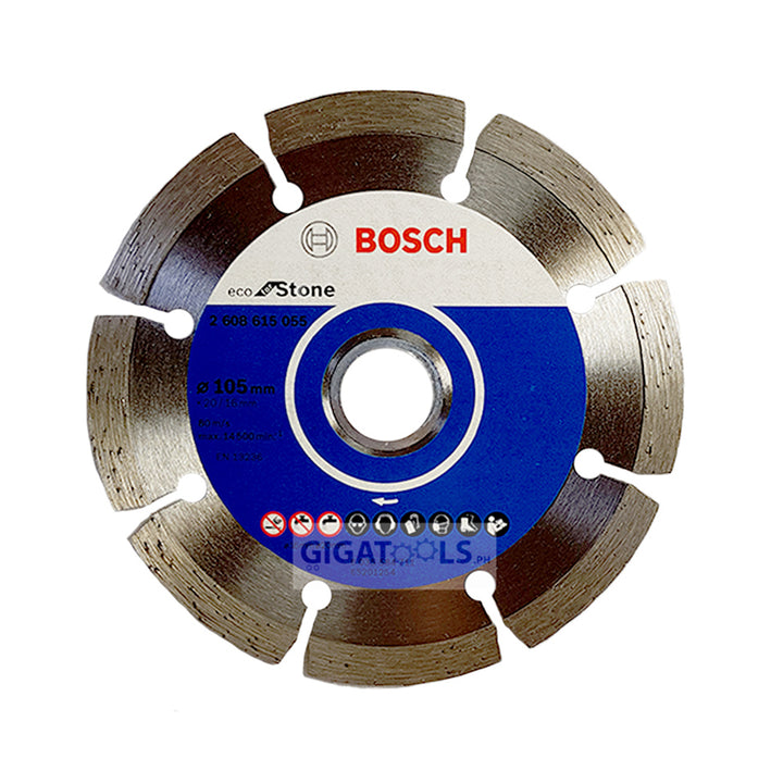 Bosch 4" Diamond Cutting Disc for Stone  ( 2608615055 ) - GIGATOOLS.PH