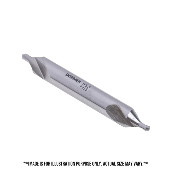 Dormer 2.5mm HSS Centre Drill DIN 333R - Performance Meccaniche Dormer 2.5mm HSS Centre Drill DIN 333R - Performance Meccaniche