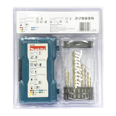 Makita E-07098 ( 27pcs ) Combination Drill Bit and screw bit set