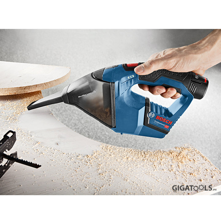 Bosch GAS 12V- LI Professional Cordless Vacuum Cleaner (Bare Tool) - GIGATOOLS.PH