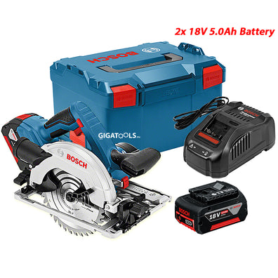 New Bosch GKS 18V-57 G Professional Cordless Circular Saw Kit Set - GIGATOOLS.PH