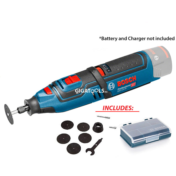 Bosch GRO 12V-35 Professional Cordless Rotary tool (Bare Tool Only - without battery and charger) - GIGATOOLS.PH