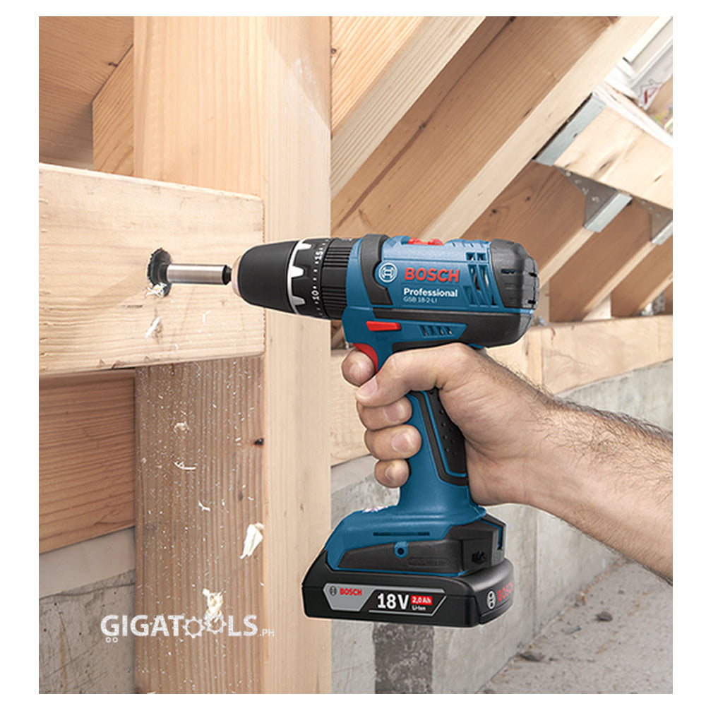 Bosch GSB 18-2-LI Professional 18V (Battery and Charger are Sold separately) - GIGATOOLS.PH