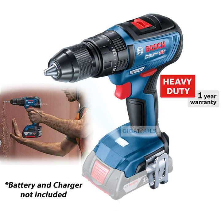 New Bosch GSB 18V-50 Professional Robust Brushless Motor Cordless Impact Drill ( Bare tool only ) - GIGATOOLS.PH