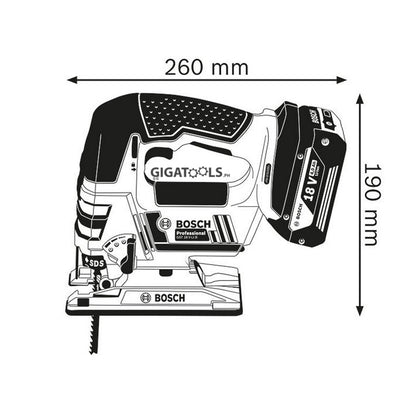 Bosch GST 18V-LI Professional Cordless Jigsaw (Heavy Duty) (Bare Tool Only) - GIGATOOLS.PH