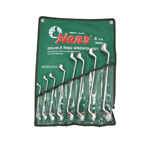 Hans Tools 8pcs. Double Ring Box Wrench Set ( 16008A )
