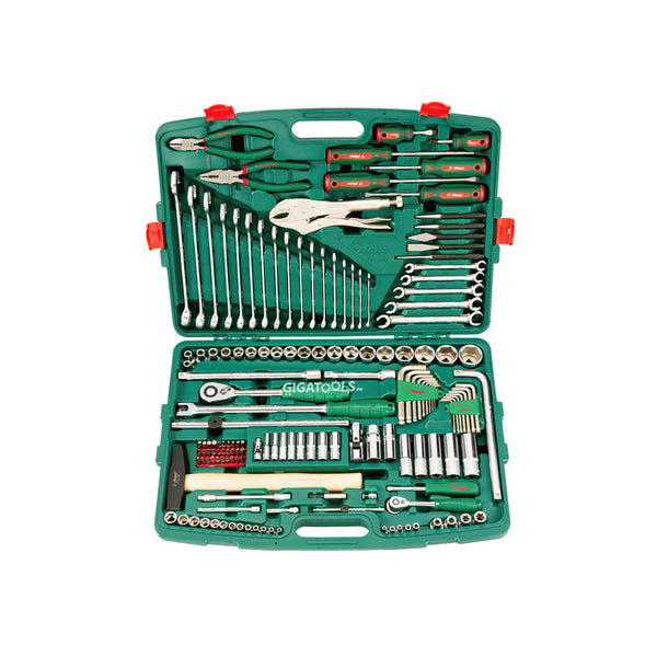 Hans Tools 158pcs. Socket & Combination Wrench Set with Assorted Accessories ( TK-158V )