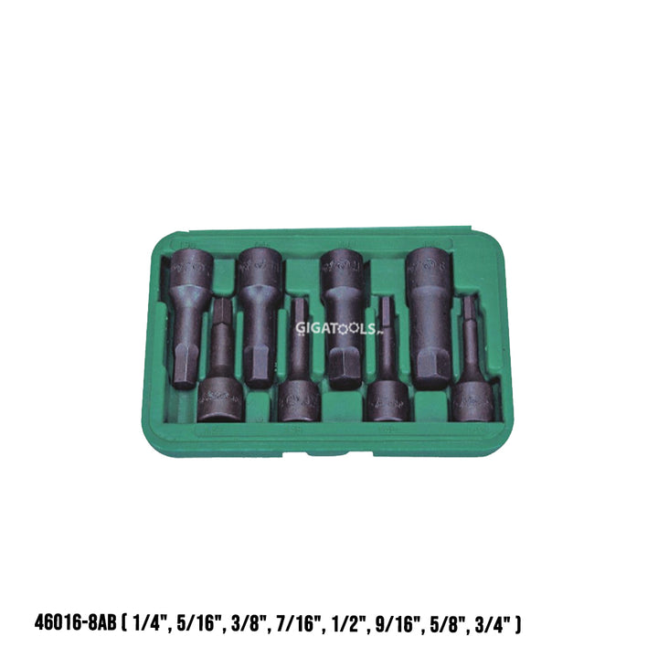 46026-8/9- Hex Bit Socket Set- 1/2 Drive- 8 & 9 Pcs - Hans Tool Ind.Co.,Ltd