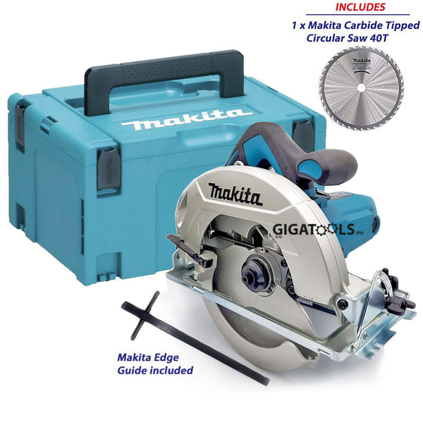 Makita HS7010 Circular Saw 7-1/4" (1600W) with MAKPAC Type 3 Stackable Connector Case - GIGATOOLS.PH