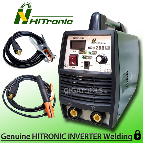 Hi-Tronic DC Inverter Arc 200A Welding Machine ( ARC 200CT ) - GIGATOOLS.PH
