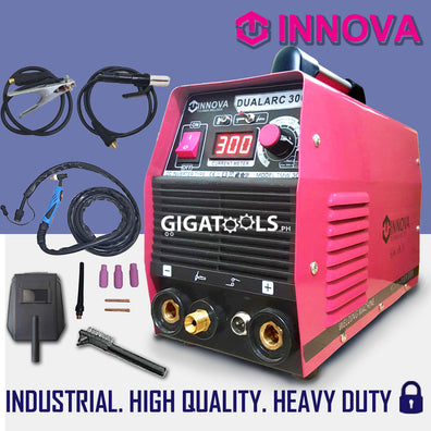 INNOVA DUALARC DC Inverter TIG / MMA Welding Machine 300A (Dual Type) Heavy Duty - GIGATOOLS.PH