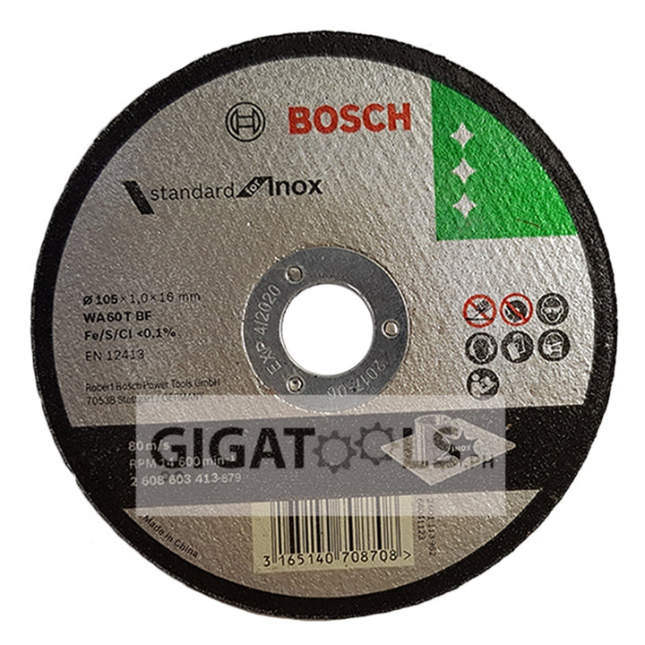 Bosch 4" Cutting Disc INOX for Stainless ( 2608603413 ) - GIGATOOLS.PH