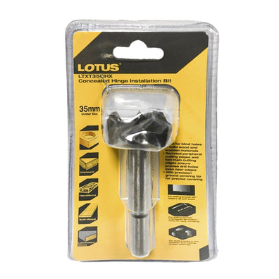 Lotus LTXT35CHX Concealed Hinge Installation Bit (35mm)